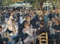 El baile en el Moulin de la Galette del maestro Pierre Auguste Renoir